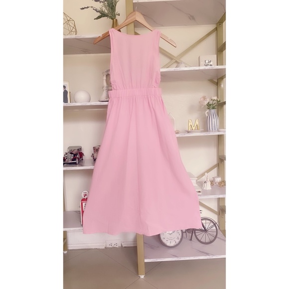 Amita pink open back dress - Picture 4 of 4